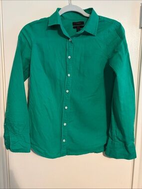 J. Crew Women's Button-Down Shirt in Teal